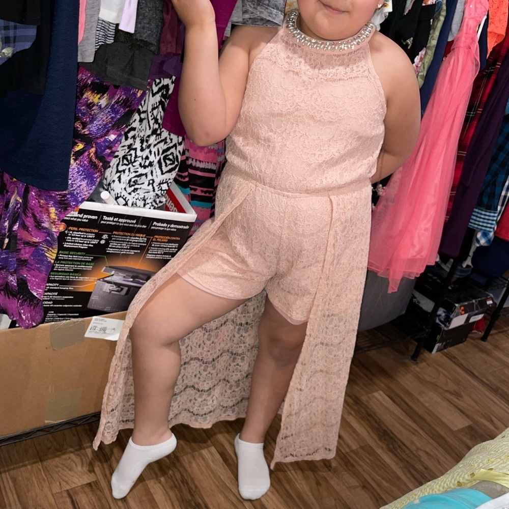 Beautiful Romper Dress | Girls Large